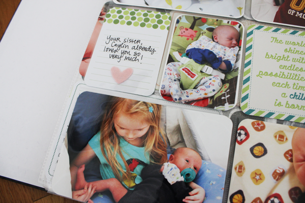 Project Life Tuesday - Jack's Baby Album Part 1 - One Happy Mama