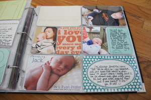 Project Life Tuesday - Jack's Baby Album Part 2 - One Happy Mama