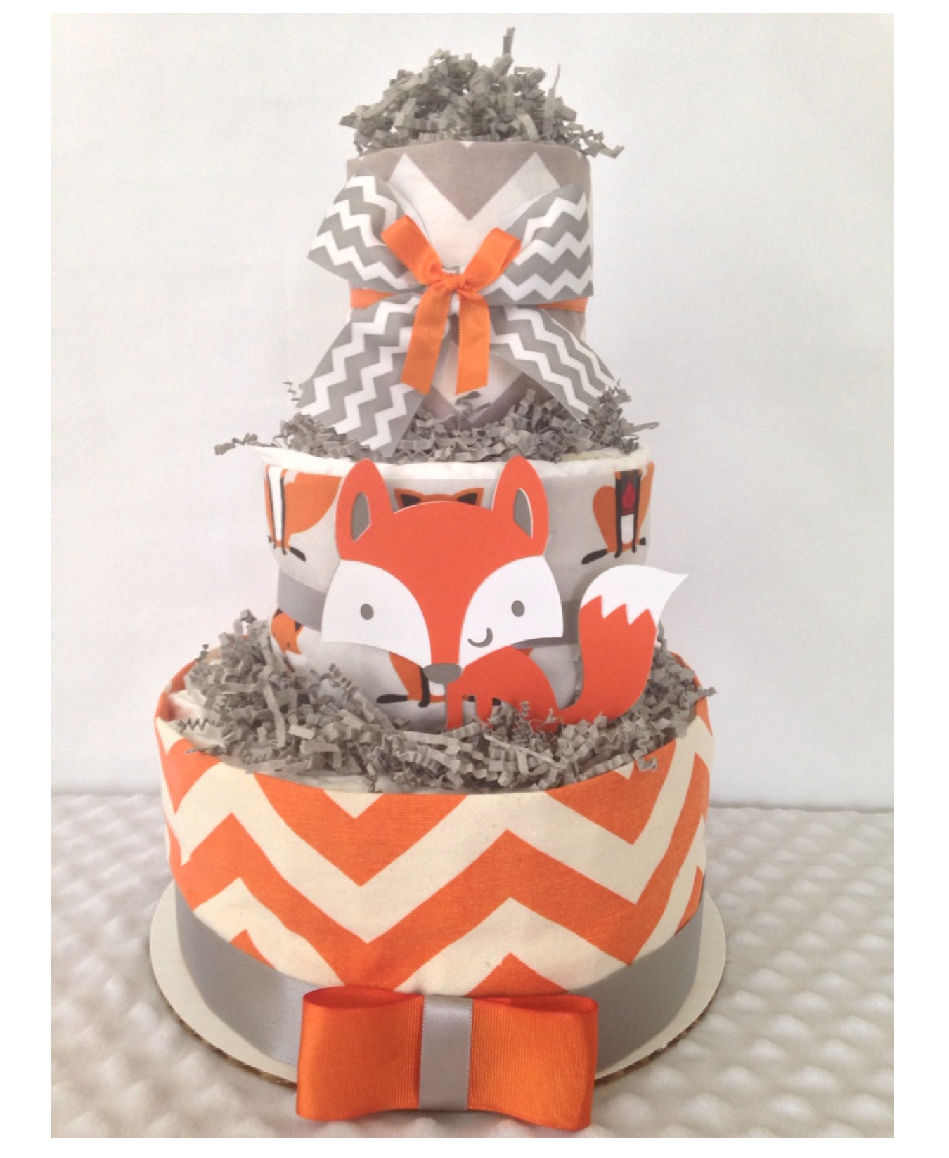 Fox diaper sale cake